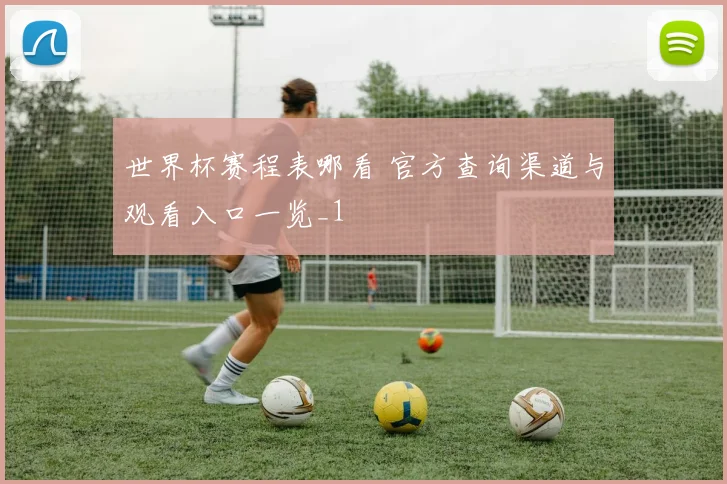 世界杯赛程表哪看 官方查询渠道与观看入口一览_1